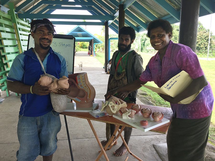 Pregnancy education sessions in East New Britain